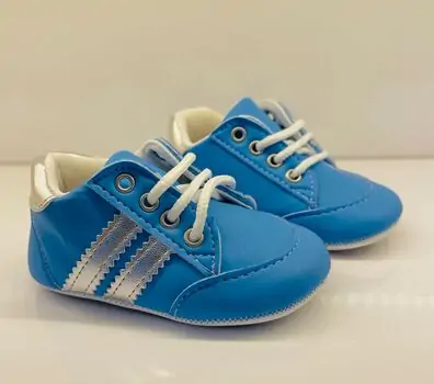 Papulin Baby Shoes 0-12 Months 2113 ჩვილის ფეხსაცმელი BLUE