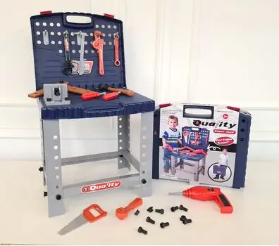 სათამაშო ინსტრუმენტების ნაკრები-Toolbox play set