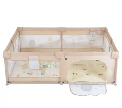 Moni Playpen GameZone 180*200 with accessories Beige - მანეჟი, 6 image