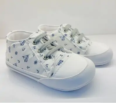Papulin Baby Shoes 0-12 Months 4290 ჩვილის ფეხსაცმელი BLUE
