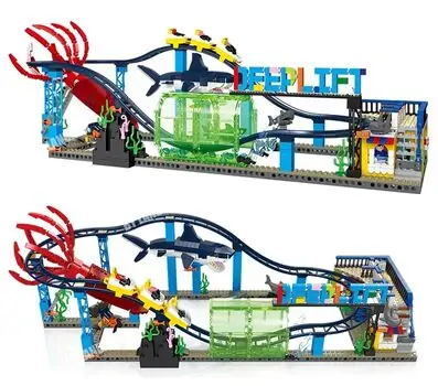 DEEP OCEAN ROLLER COASTER CONSTRUCTOR 37400 კონსტრუქტორი აკვაპარკი, 4 image