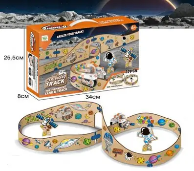 Paperboard Track With Space Tank - სათამაშო ტრასა, 2 image