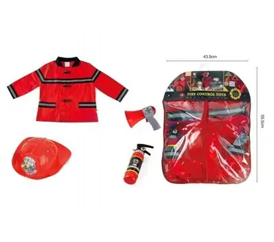 Firefighter's Work Jacket Equipment - სათამაშო მეხანძრის აღჭურვილობა