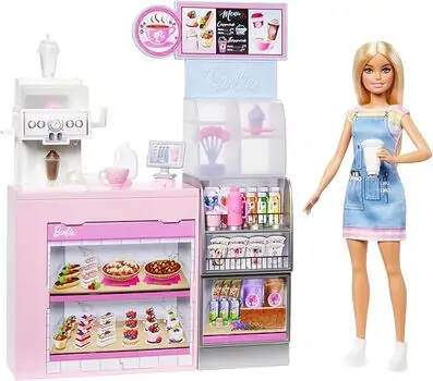 Barbie Naschcafé Blonde Barista - ქერა ბარისტა ბარბი