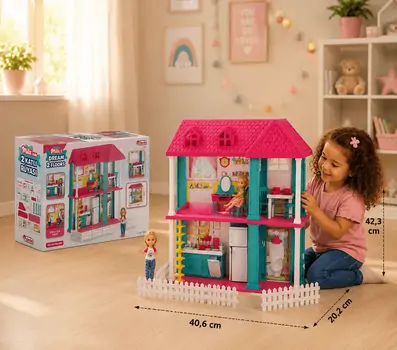 Dede Mila's Dream House 2 Floors 03757 თოჯინის სახლი