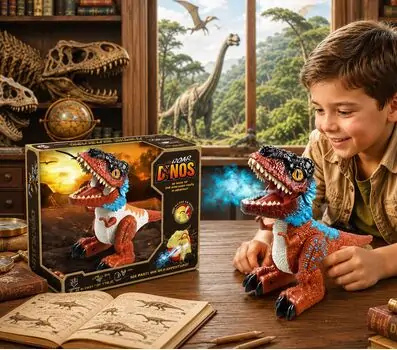Roar Dinosaur With Spray Function - სათამაშო დინოზავრი ორთქლის ფუნქციით