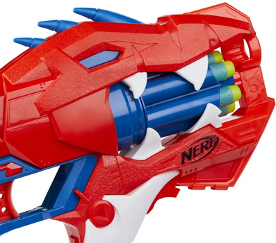 Nerf DinoSquad Raptor-Slash Dart Blaster F2475 ბლასტერი რბილი ტყვიებით, 5 image