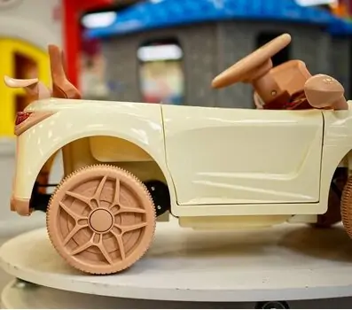 Mclaren Electric Car Painting Milk Coffee - ელექტრო მანქანა, 4 image