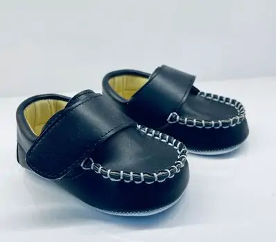 Papulin Baby Shoes 0-12 Months 3143 ჩვილის ფეხსაცმელი BLACK