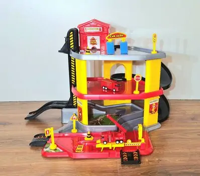 Dede 03345 3 LEVEL FIRE STATION GARAGE SET სათამაშო ტრასა, 5 image