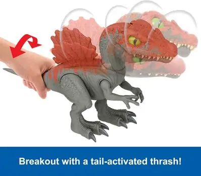 Jurassic World Cage Crasher Spinosaurus - სათამაშო დინოზავრი, 4 image