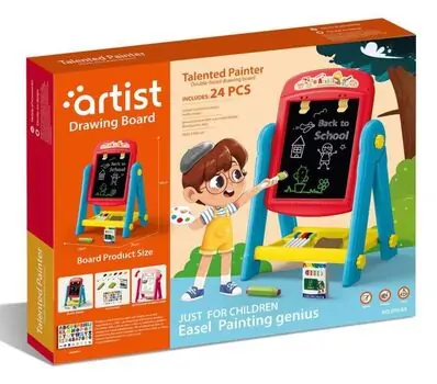 Artists Drawing Magnetic Board Double-Faced საბავშვო ორმხრივი სახატავი დაფა, 2 image