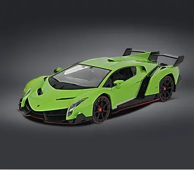 Remote Control Green Car - სათამაშო დისტაცნიურად მართვადი მანქანა, 3 image