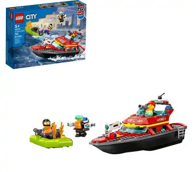 Lego City 60373 Fire Rescue Boat