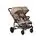 Cangaroo Rome Beige ტყუპების სასეირნო ეტლი, 2 image