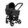 KikkaBoo Madrid 4in1 Black Melange საბავშვო ეტლის კომპლექტი, 6 image