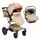 Cangaroo Sofie Beige 3x1 ტრანსფორმერი ეტლის კომპლექტი, 2 image