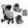 KikkaBoo Madrid 4in1 Dark Grey Melange საბავშვო ეტლის კომპლექტი, 2 image