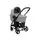 KikkaBoo Madrid 4in1 Dark Grey Melange საბავშვო ეტლის კომპლექტი, 6 image