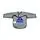 KikkaBoo-ს საბავშვო წინსაფარი Long sleeve bib with crumb catcher Boat Grey, 2 image