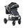 Cangaroo Gala 2in1 Premium Azure საბავშვო ტრანსფორმერი ეტლი