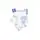 KikkaBoo Muslin baby bib Bear Blue საბავშვო წინსაფარი