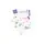 KikkaBoo Muslin baby bib Unicorn საბავშვო წინსაფარი
