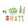 Wooden salad set Moni Toys-ის ხის სათამაშო აქსესუაები ბოსტნეულით 4303, 4 image