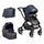 Cangaroo Mira Blue 3in1 ეტლის კომპლექტი
