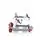 Cangaroo-ს ჭოჭინა Baby walker Chess 2 in 1 red, 3 image