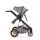 Cangaroo Midas 3in1 Grey საბავშვო ტრანსფორმერი ეტლის კომპლქტი, 17 image