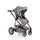 Cangaroo Midas 3in1 Grey საბავშვო ტრანსფორმერი ეტლის კომპლქტი, 10 image
