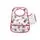 KikkaBoo EVA terry bib with crumb catcher set 3pcs. Fox-Flowers-Deer საბავშვო წინსაფარი, 3 image