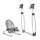 Cangaroo Swing Star Mosaic ელექტრო შეზლონგი, 9 image