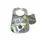 KikkaBoo EVA terry bib with crumb catcher set 3pcs. Alien-Cosmos-Rocket საბავშვო წინსაფარი, 4 image