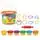 Dede 03282 ART CRAFT BIG BUCKET DOUGH SET 6 COLOURS 15 PCS  საბავშვო პლასტელინის ნაკრები, 2 image