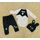 Your Own Super Hero BLACK, 3in1 ახალშობილის ტანსაცმლის ნაკრები MİNİWORLD 15103, ზომა: 6-9 თვე, 2 image