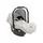 KikkaBoo Gianni Grey 3in1 ახალშობილის ეტლის კომპლექტი, 13 image