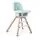 Cangaroo Wooden High Chair Hygge Mint საკვები სკამ-მაგიდა