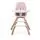 Cangaroo Wooden High Chair Hygge Pink საკვები სკამ-მაგიდა, 2 image
