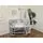 Heyner  Play Grey Sleeping Set Grey White ახალშობილის ტრანსფორმერი საწოლი, 3 image