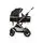 KikkaBoo Kaia Black 3in1 საბავშვო ეტლის კომპლექტი, 7 image