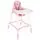 Pilsan Star High chair Pink საკვები სკამ-მაგიდა 07 570