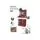 Western Kitchen Set Red 858B ფუნქციური საბავშვო სამზარეულო, 16 image