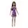 Barbie Stylish doll with purple dress HBV07 თოჯინა იასამნისფერი კაბით, 4 image