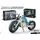 Metal Building Blocks Assembled Motorcycle Blue 6608 სათამაშო კონსტრუქტორი მოტოციკლეტი, 2 image