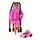 Barbie Extra Baby Pink in Nostalgic Dress MTL-HHN06 ბარბის თოჯინა მანქანით და ძაღლით, 2 image