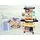 MODERN KITCHEN TABLEWARE SET BLUE ფუნქციური საბავშვო სამზარეულო OT2115