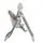 Cangaroo Baby High Chair and Swing Pudding 2in1 beige ტრანსფორმერი ელექტრო შეზლონგი, 9 image