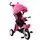 Byox Flexy Lux Pink სამ თვლიანი ველო ეტლი